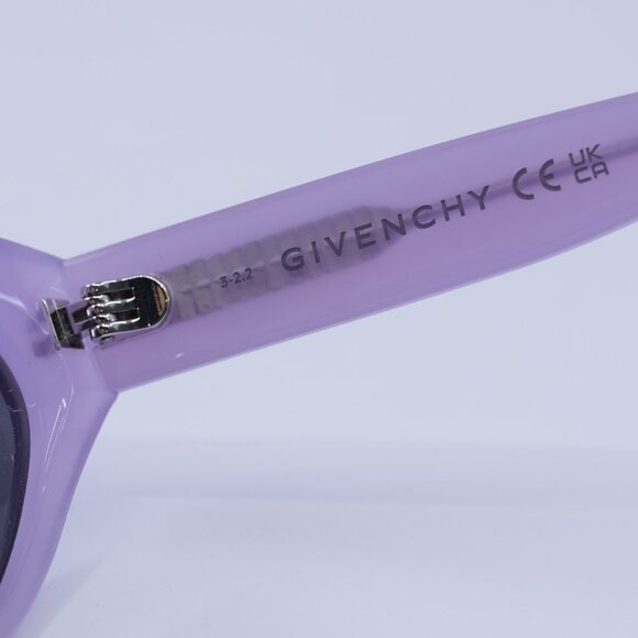 ?️ New Givenchy GV40025U 78C Sunglasses - Violet Frame, Grey Lenses